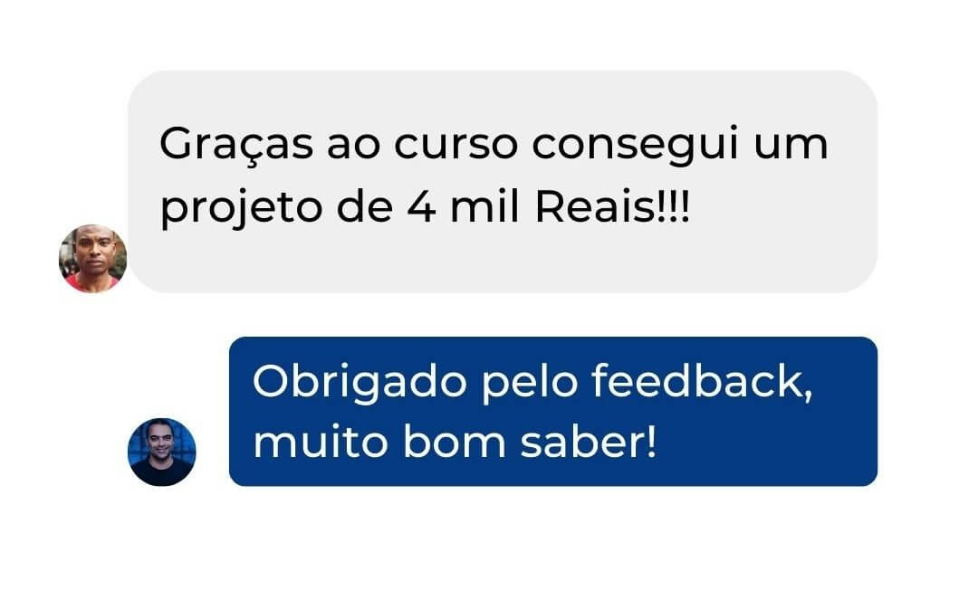 Depoimento de aluno que conquistou um projeto de 4 mil reais